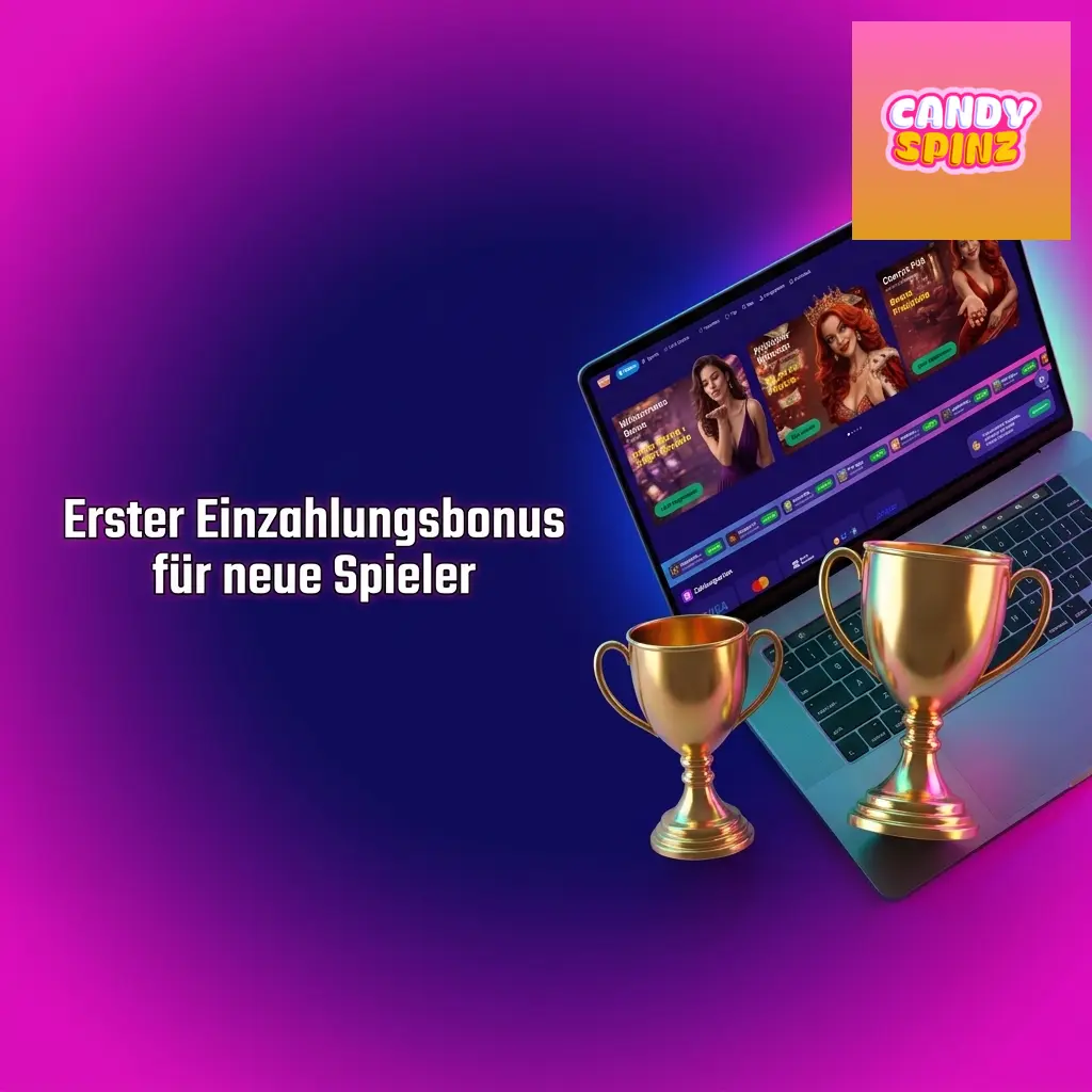 Candy Spinz Willkommensbonus: 100% bis 2.500 EUR und 350 Freispiele für neue Spieler ab 20 EUR Einzahlung