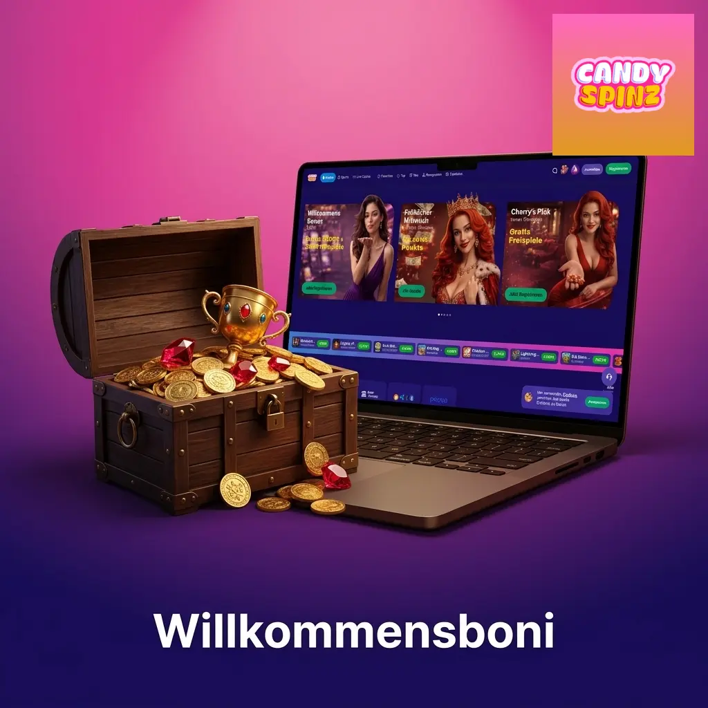 Candy Spinz Willkommensbonus: bis zu 2.500 EUR und 350 Freispiele über 4 Einzahlungen