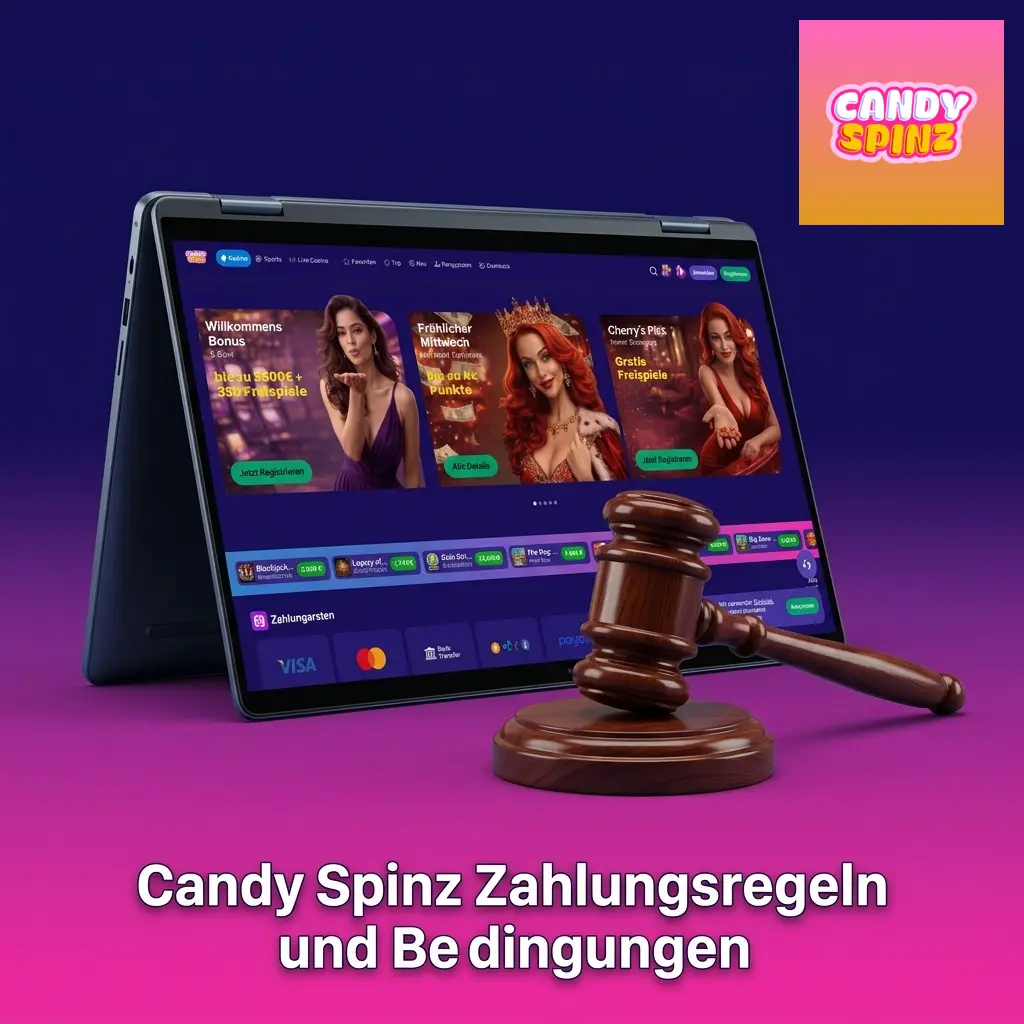 Candy Spinz Zahlungsregeln: Verifizierung, Limits & SSL-Sicherheit für deutsche Nutzer