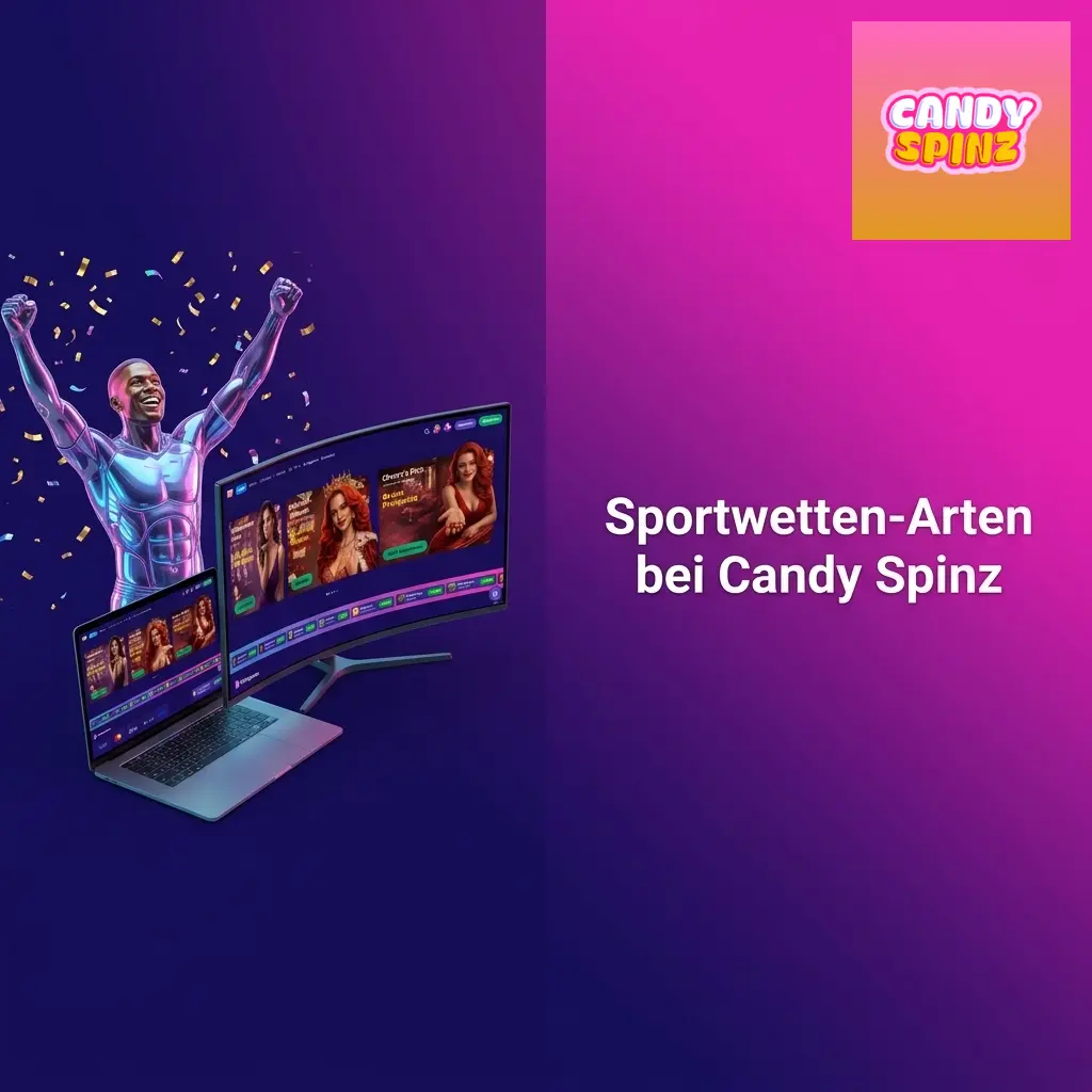 Candy Spinz Sportwetten: Vor-Spiel- und Live-Wetten auf über 30 Sportarten wie Fußball und Tennis
