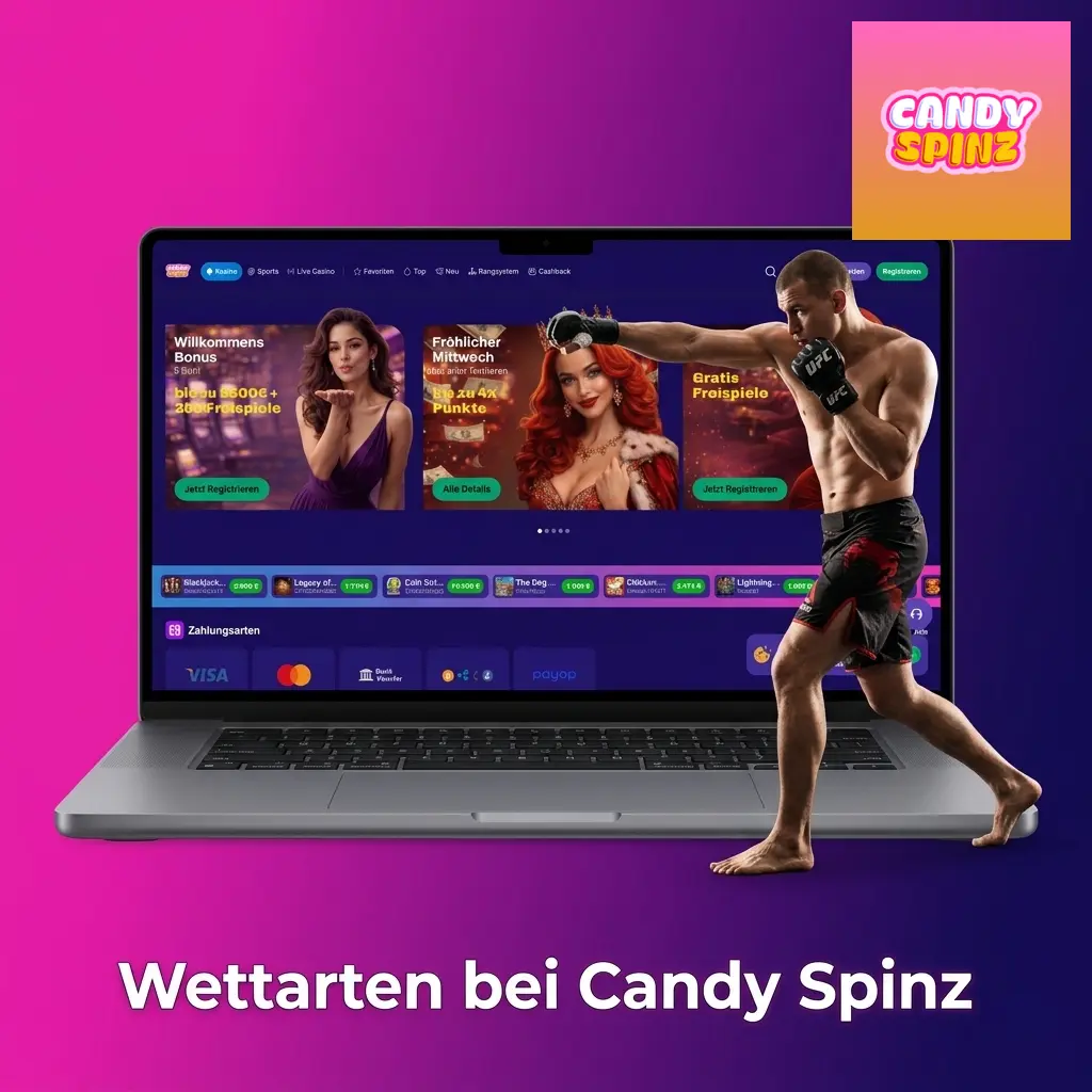 Candy Spinz Wettarten: Einzelwette, Kombiwette und Systemwette im Vergleich nach Risiko und Auszahlung